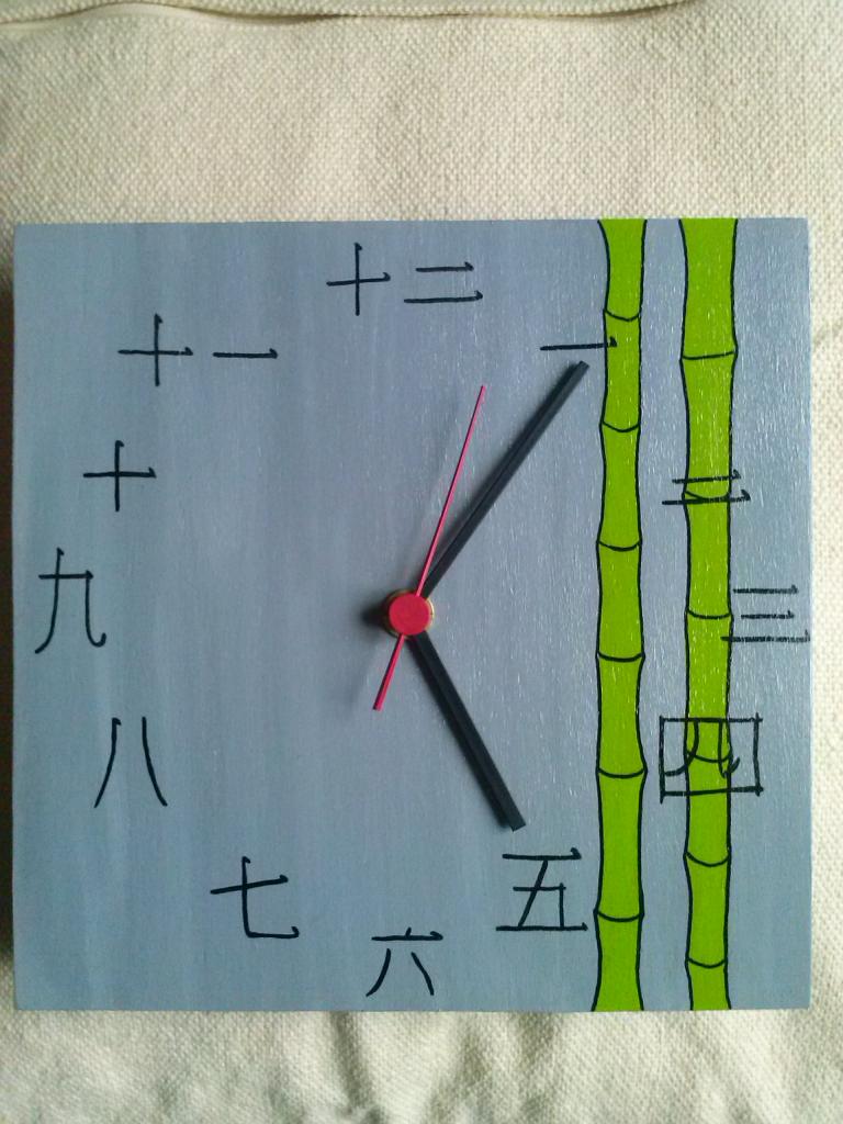 Horloge chiffres japonais (réf. H11) 15€ VENDUE
