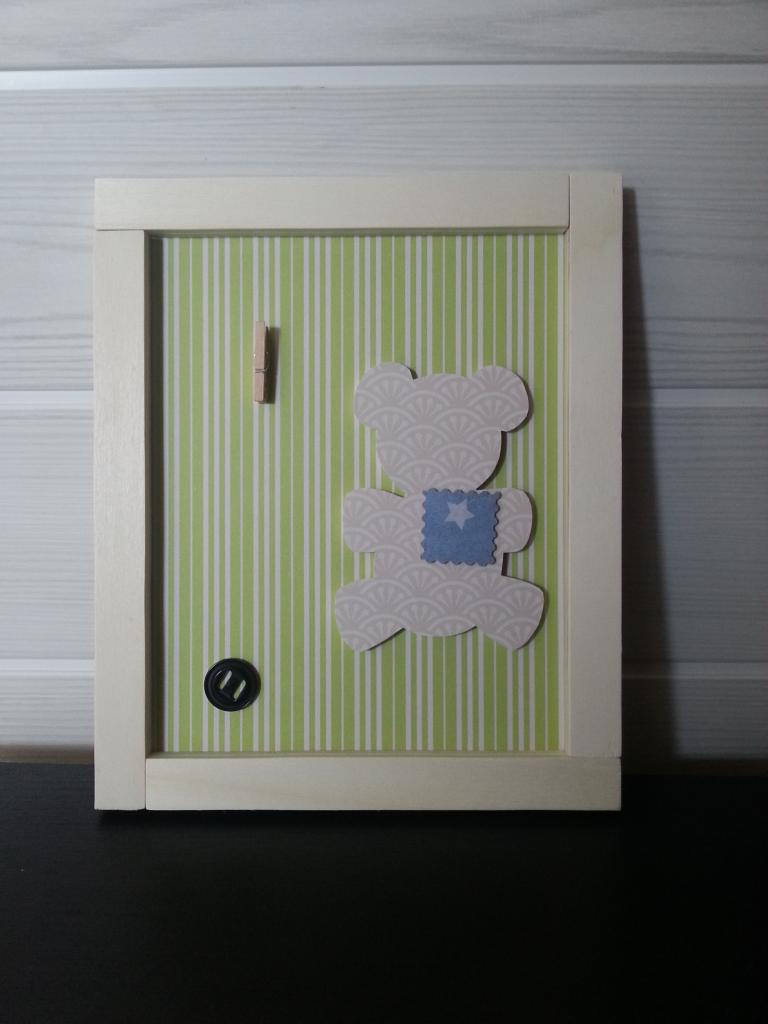 Tableau décoratif modèle garçon  14€